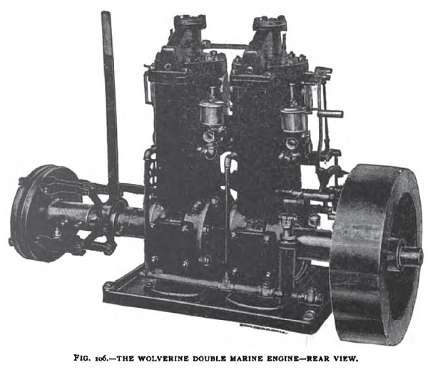  The Woverine Double Marine Engine (Rear View)